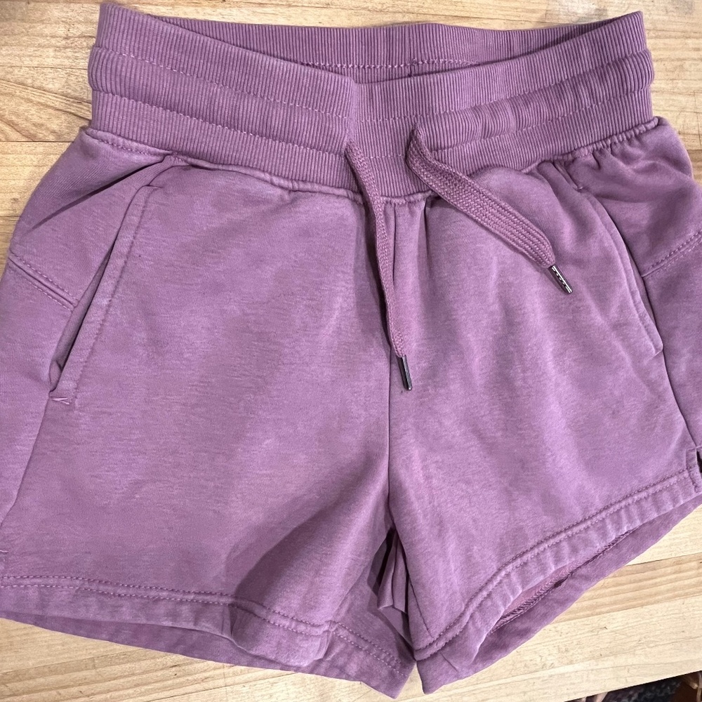 Fleece lined shorts